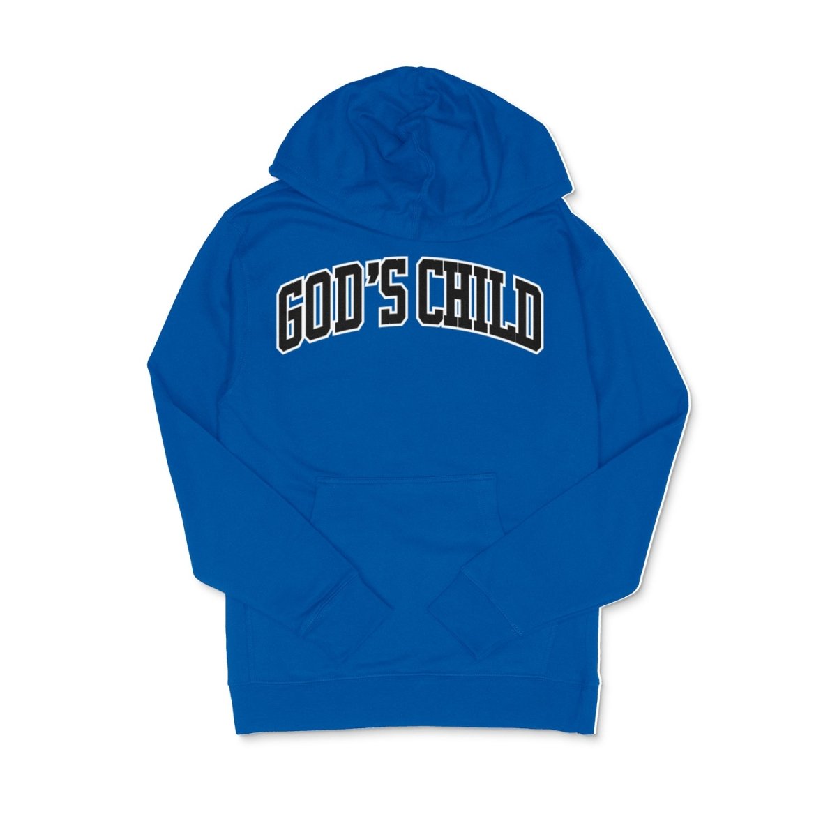 "God’s Child Chi - Town" Hoodie (Royal) - The Crown Him Brand