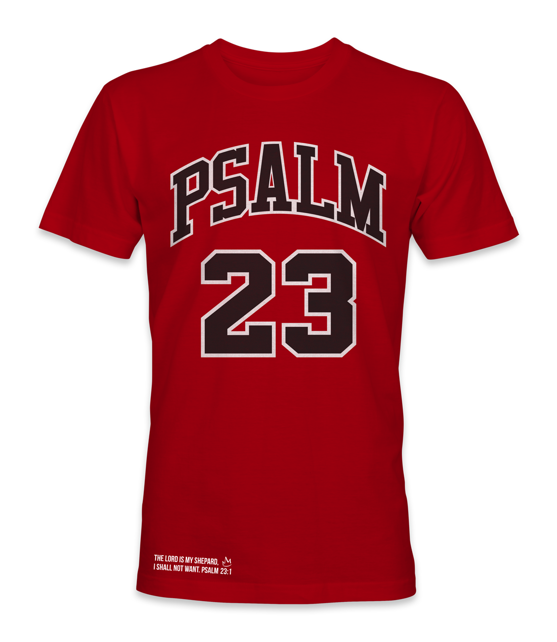 "Psalm 23" Tee (Red)