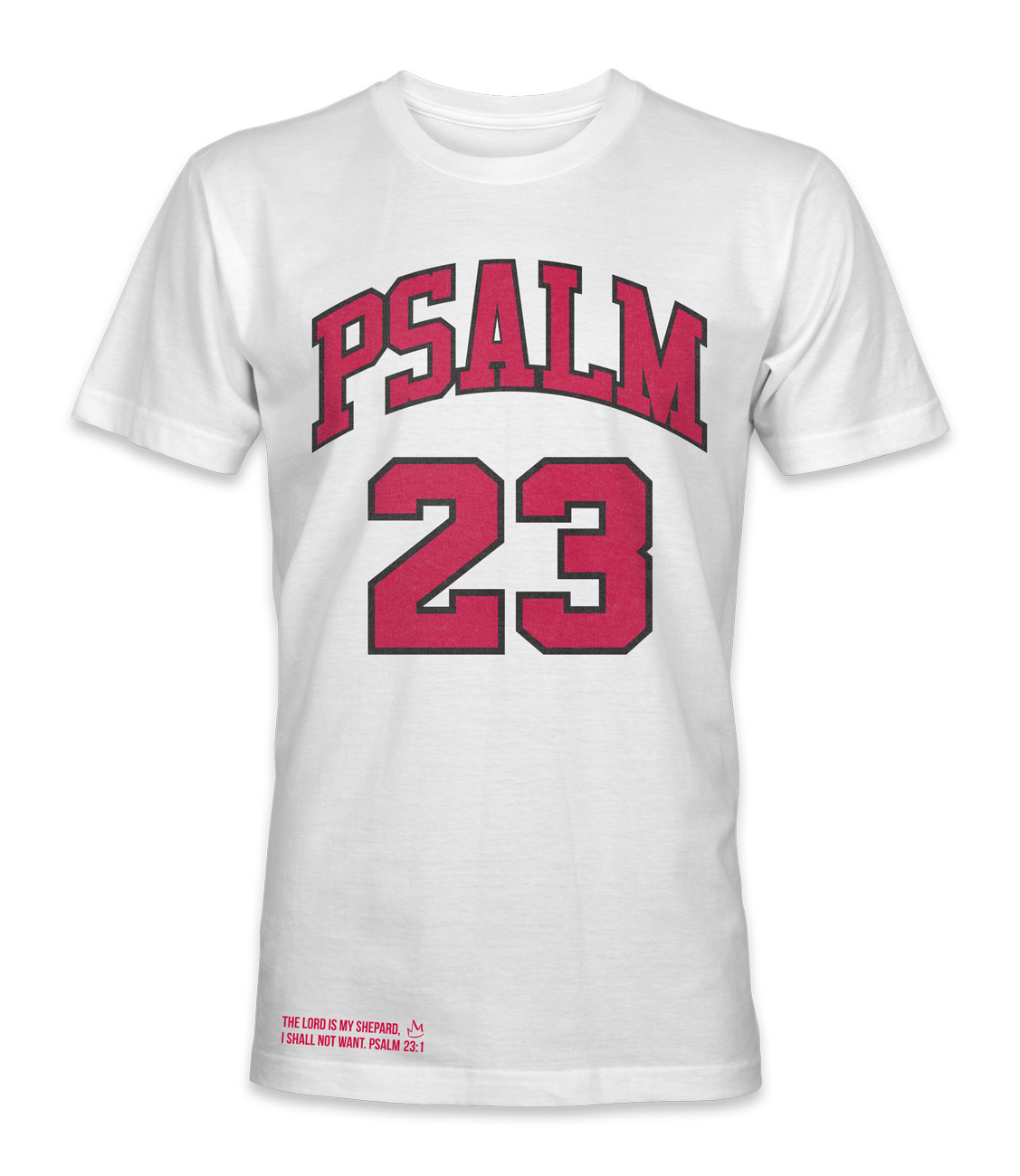 "Psalm 23" Tee (White)