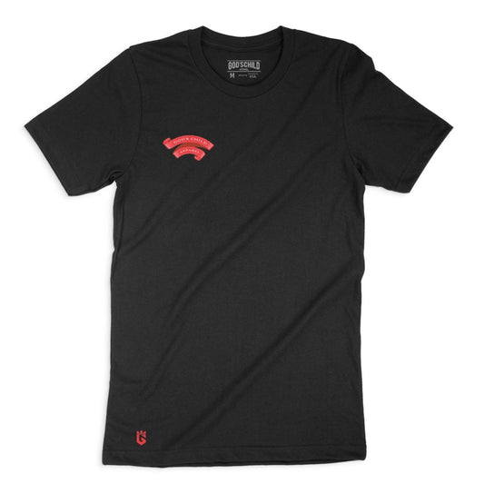 "Christian Flag" Tee (Black) - The Crown Him Brand